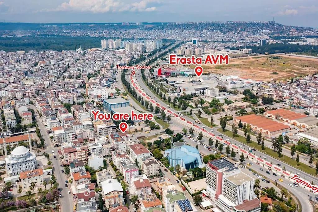 Spacious Flat Close To Erasta'8' Анталья 0*,  Турция